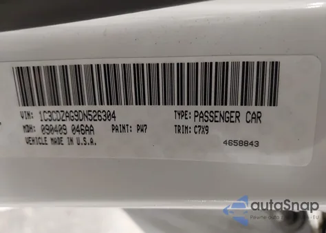 2013 Dodge Avenger Se V6 from USA, damaged, VIN 1C3CDZAG9DN526304